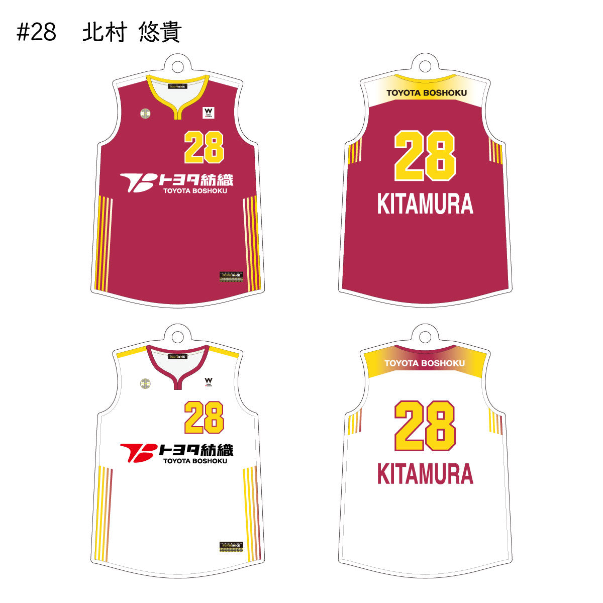 サンシャインラビッツ2025-26 ユニフォームキーホルダー