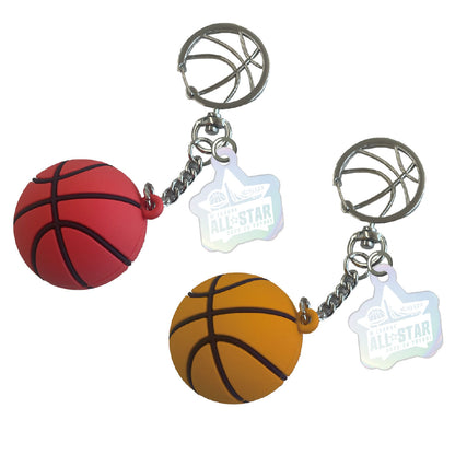 ALLSTAR オーロラチャーム付き ボールキーホルダー