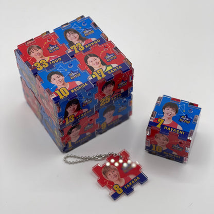 シークレット立体パズルアクリルキーホルダー