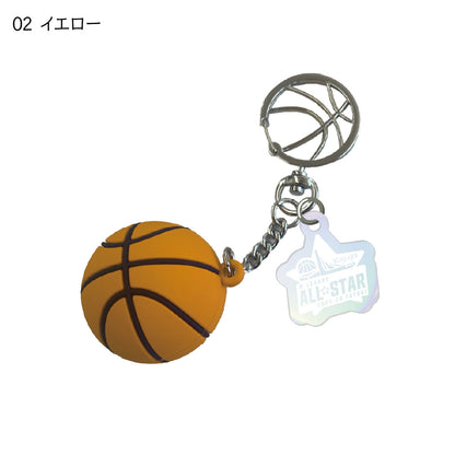 ALLSTAR オーロラチャーム付き ボールキーホルダー