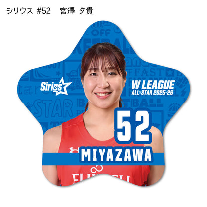 ALLSTAR出場選手 星型缶バッジ