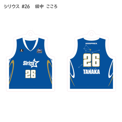 ALLSTAR出場選手 ユニフォームキーホルダー
