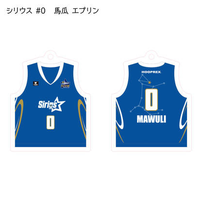 ALLSTAR出場選手 ユニフォームキーホルダー