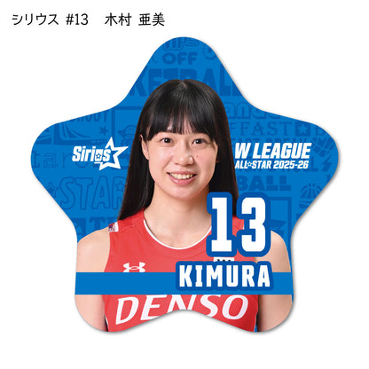 ALLSTAR出場選手 星型缶バッジ