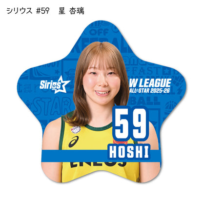 ALLSTAR出場選手 星型缶バッジ