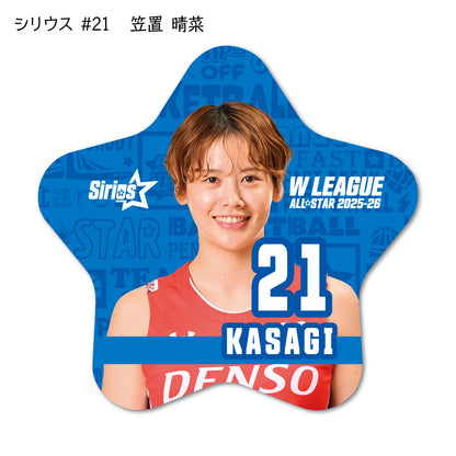 ALLSTAR出場選手 星型缶バッジ