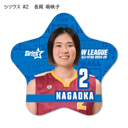 ALLSTAR出場選手 星型缶バッジ