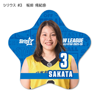 ALLSTAR出場選手 星型缶バッジ