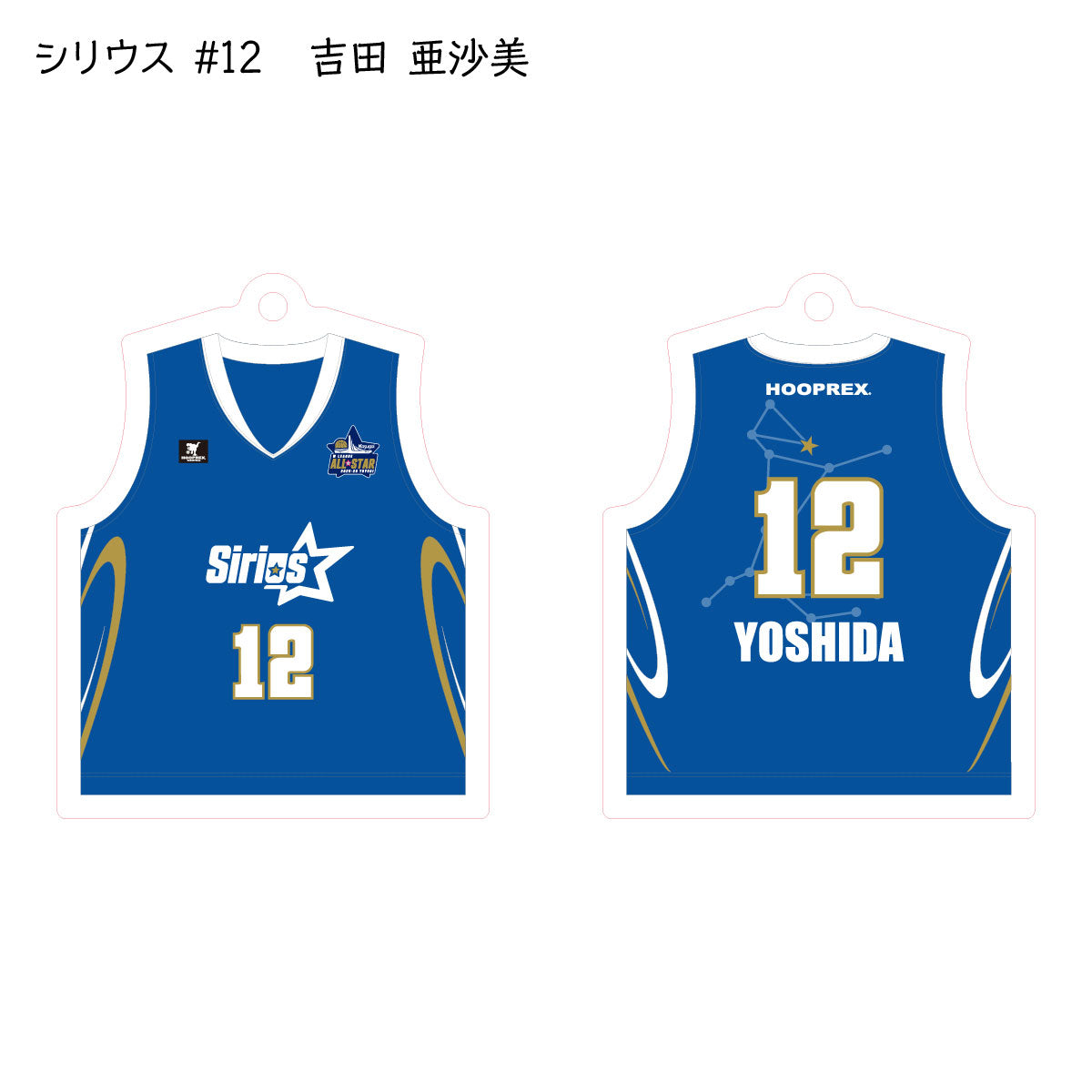 ALLSTAR出場選手 ユニフォームキーホルダー