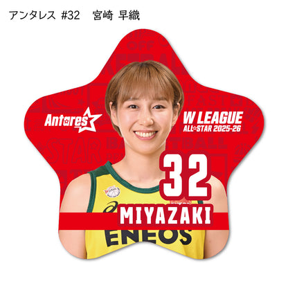 ALLSTAR出場選手 星型缶バッジ