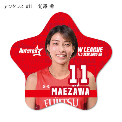 ALLSTAR出場選手 星型缶バッジ