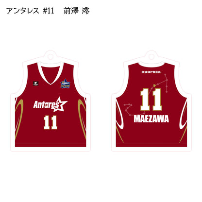 ALLSTAR出場選手 ユニフォームキーホルダー