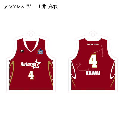 ALLSTAR出場選手 ユニフォームキーホルダー