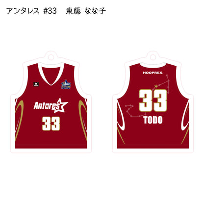 ALLSTAR出場選手 ユニフォームキーホルダー