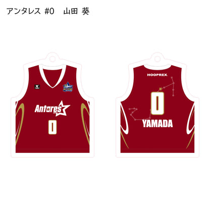 ALLSTAR出場選手 ユニフォームキーホルダー