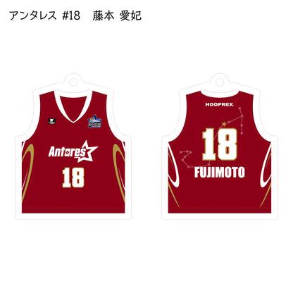 ALLSTAR出場選手 ユニフォームキーホルダー
