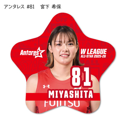 ALLSTAR出場選手 星型缶バッジ