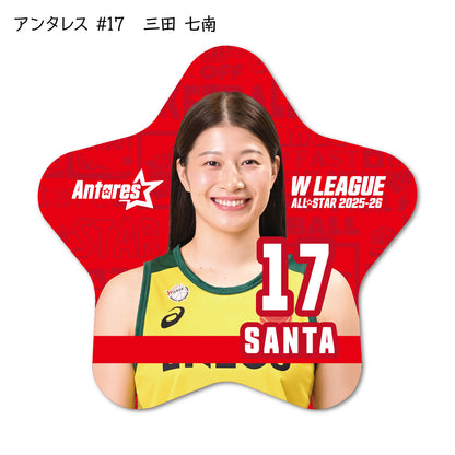 ALLSTAR出場選手 星型缶バッジ