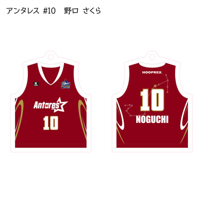 ALLSTAR出場選手 ユニフォームキーホルダー