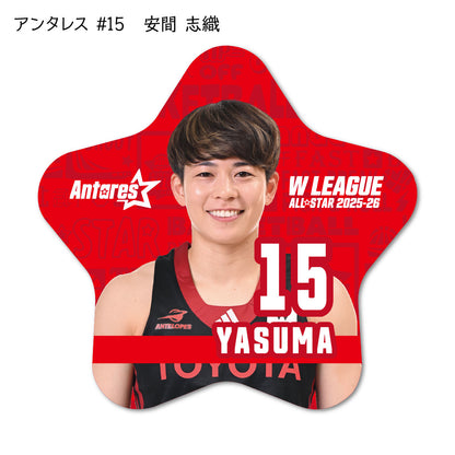 ALLSTAR出場選手 星型缶バッジ