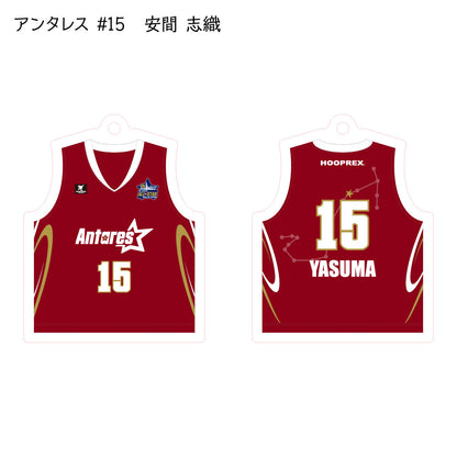 ALLSTAR出場選手 ユニフォームキーホルダー