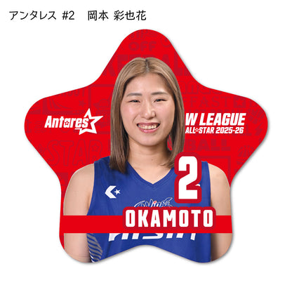 ALLSTAR出場選手 星型缶バッジ