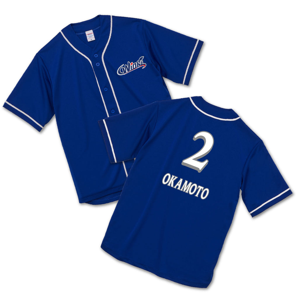 ウィングス2025-26　ベースボールシャツ