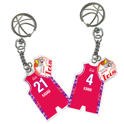 アイリス2025-26　選手別アクリルユニフォームキーホルダー