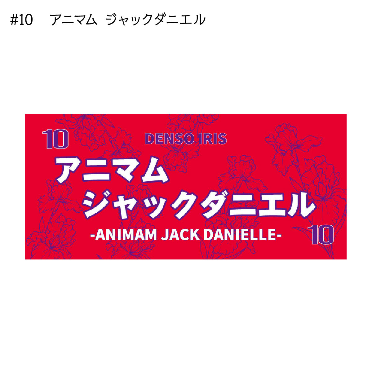 アイリス2025-26　選手別応援タオル