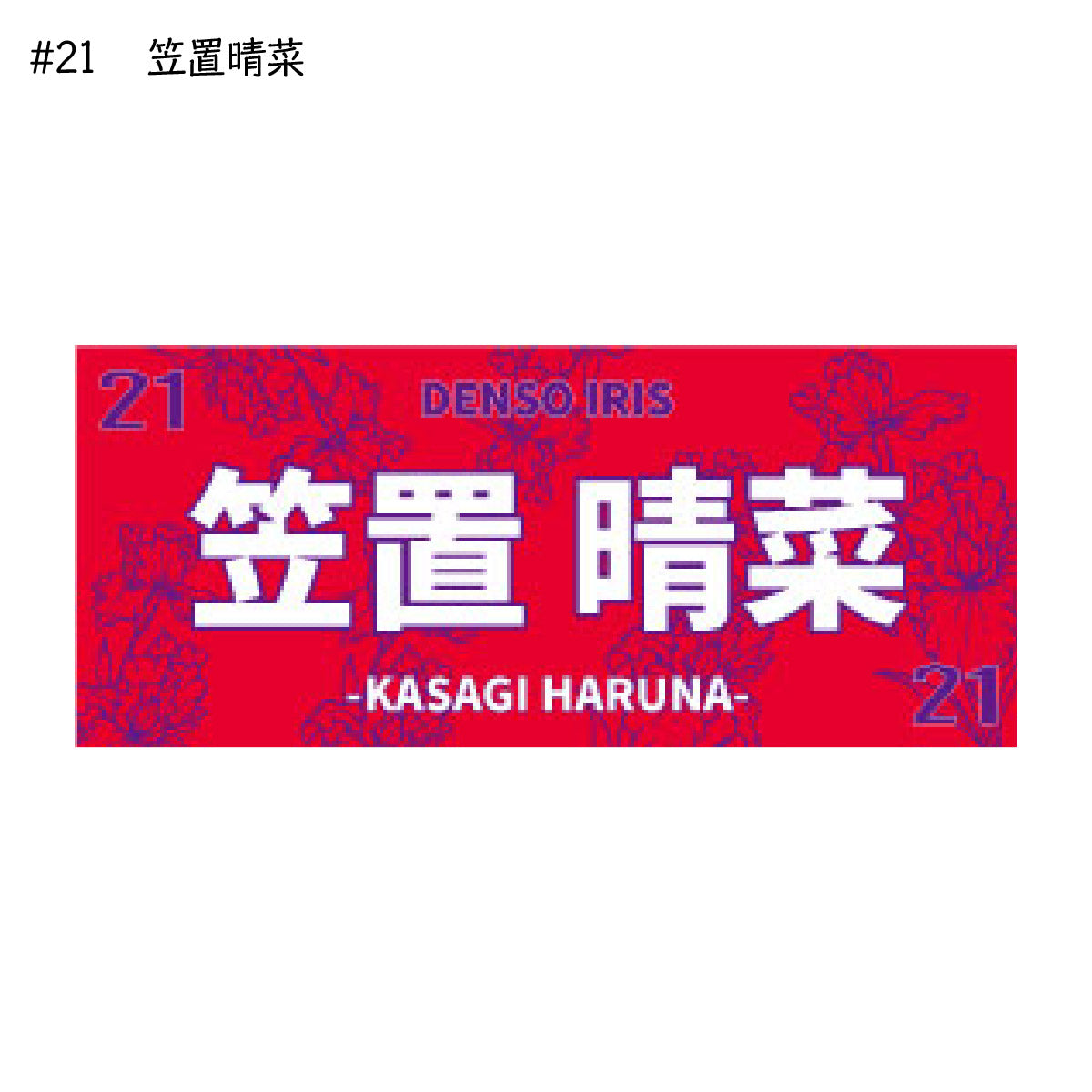 アイリス2025-26　選手別応援タオル