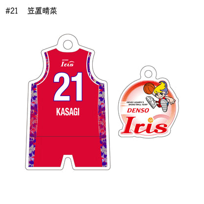 アイリス2025-26　選手別アクリルユニフォームキーホルダー