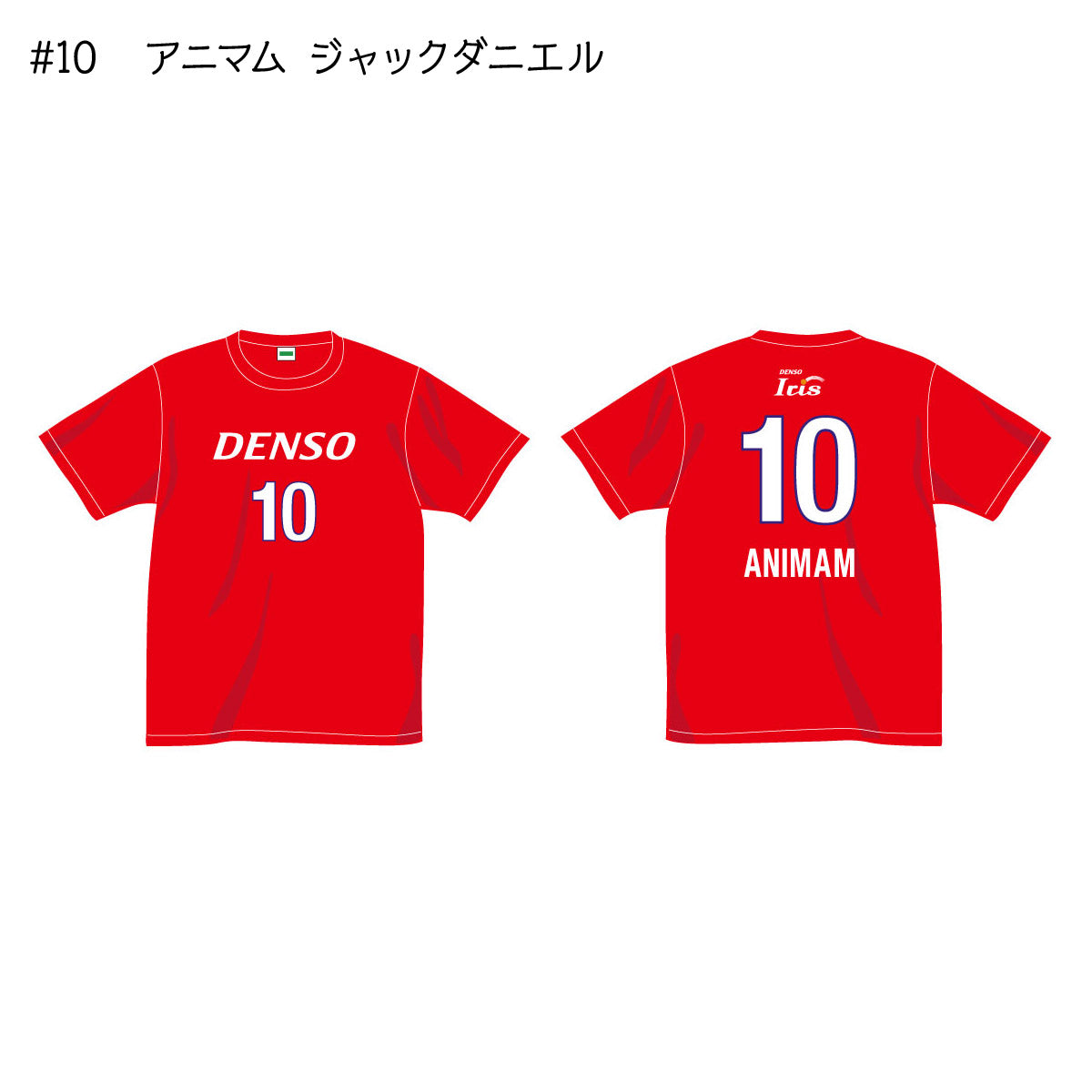 アイリス2025-26　選手別応援Tシャツ