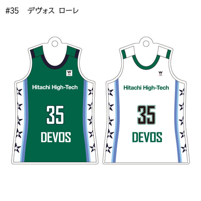 クーガーズ2025-26　ユニフォームキーホルダー