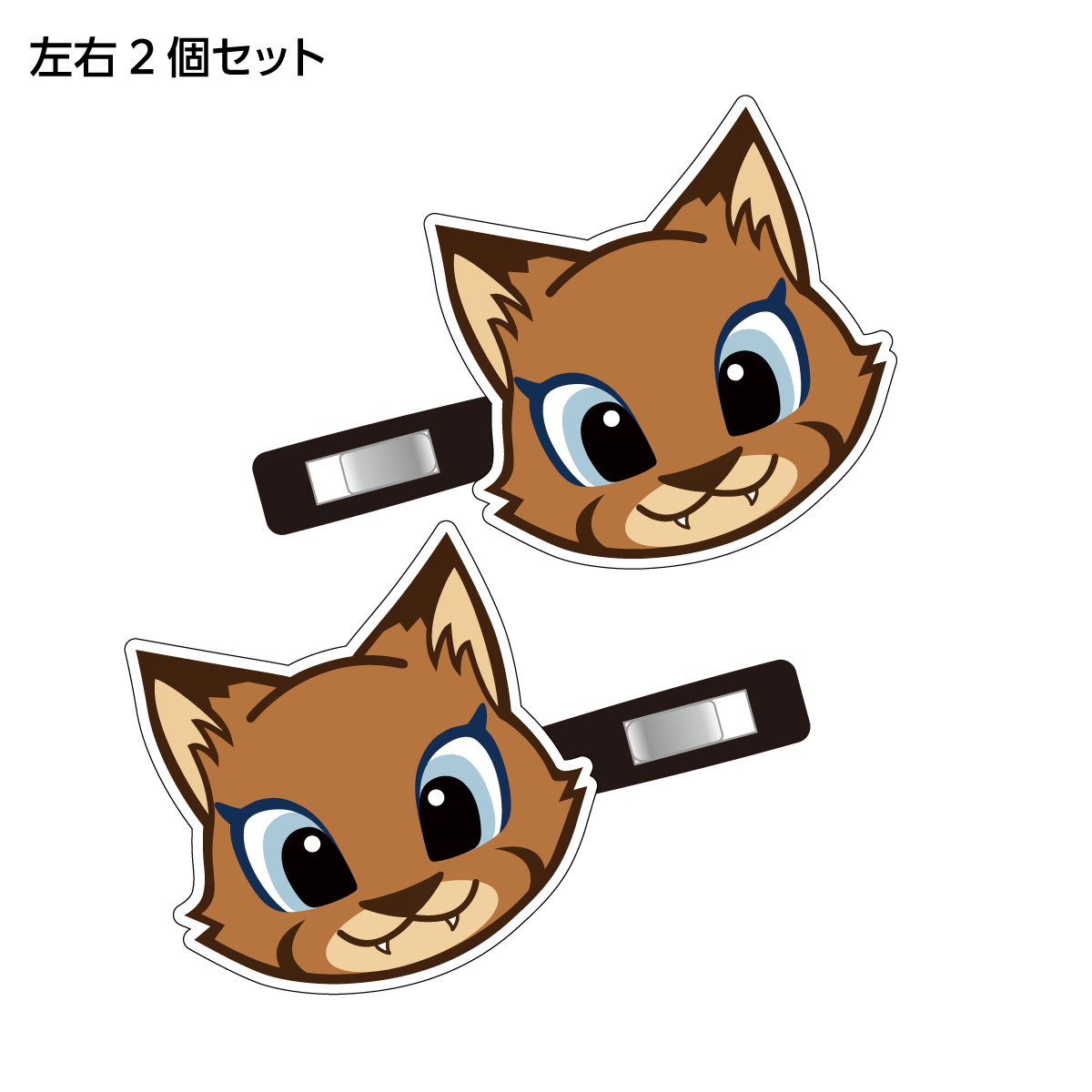 クーガーズ2026-27　クゥーちゃんヘアクリップ（2個セット）