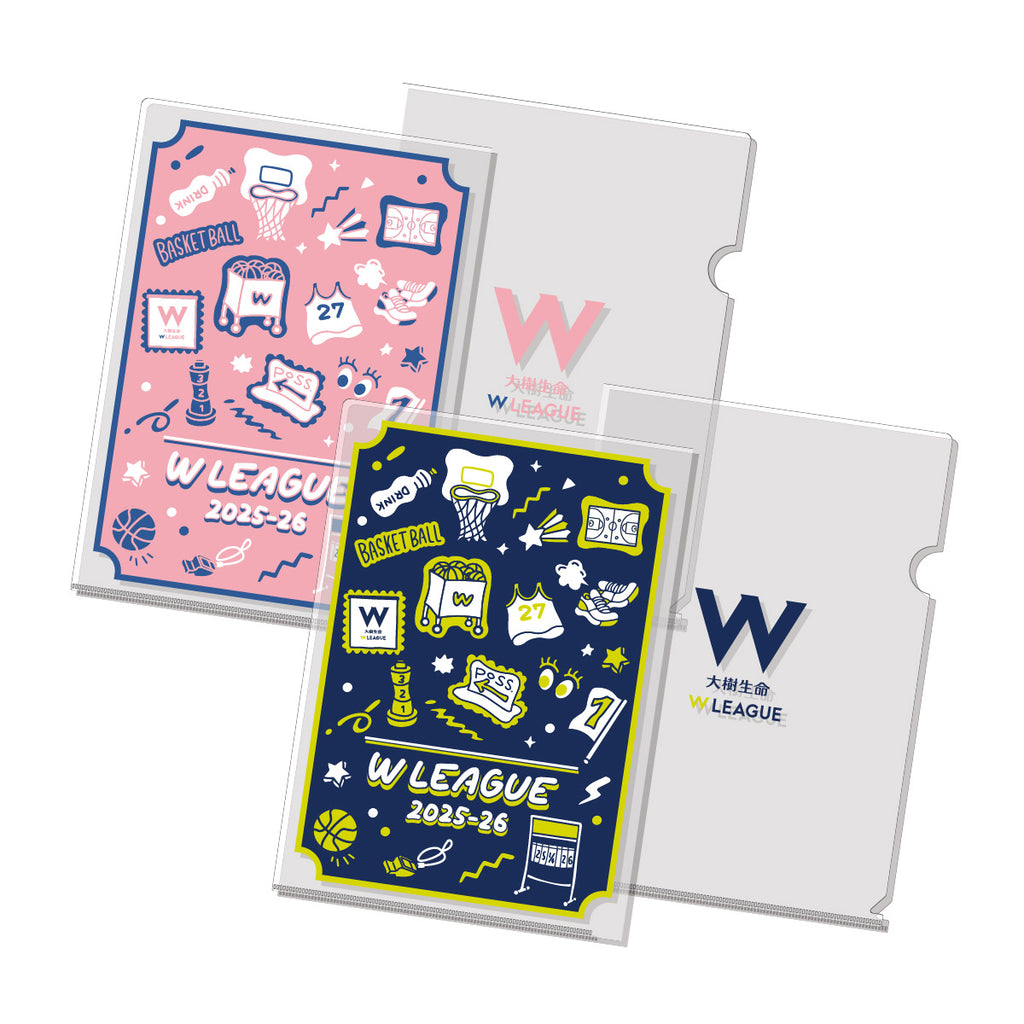 Wリーグ2025-26レギュラーシーズン オリジナルクリアファイル