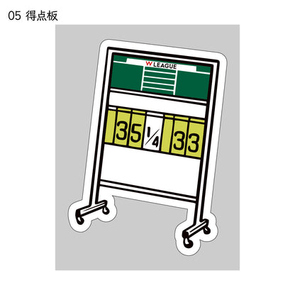 Wリーグ2025-26レギュラーシーズン　アパレルステッカー
