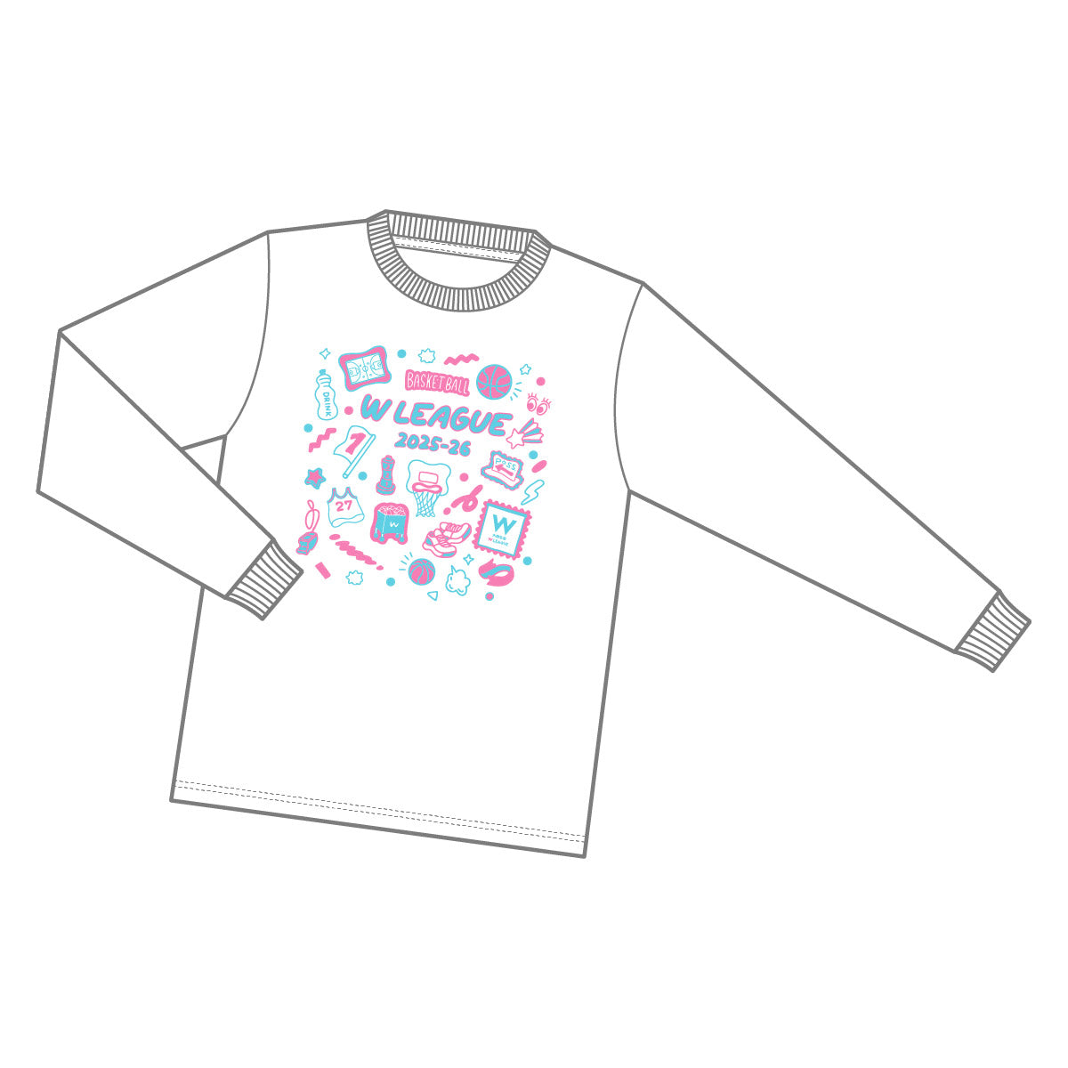 Wリーグ2025-26レギュラーシーズン　オリジナル長袖Tシャツ