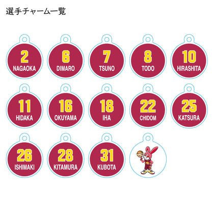 サンシャインラビッツ2025-26　オリジナルキーホルダー