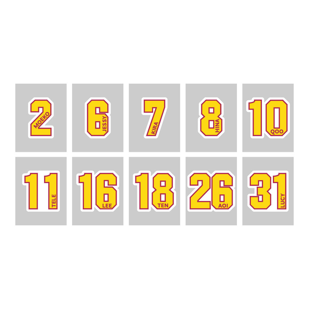 【SALE】サンシャインラビッツ2025-26　アパレルステッカー《大》