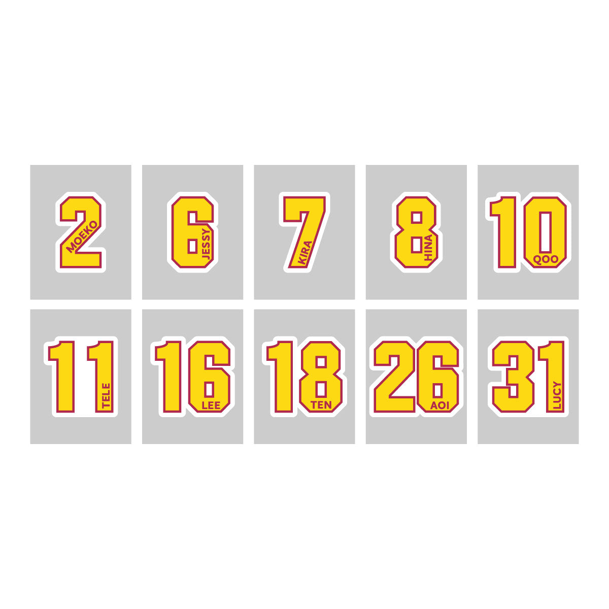 【SALE】サンシャインラビッツ2025-26　アパレルステッカー《大》
